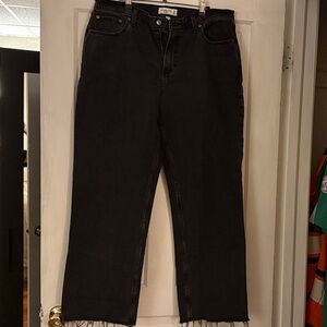 Abercrombie & Fitch The Baggy Low Rise Black Women Jeans